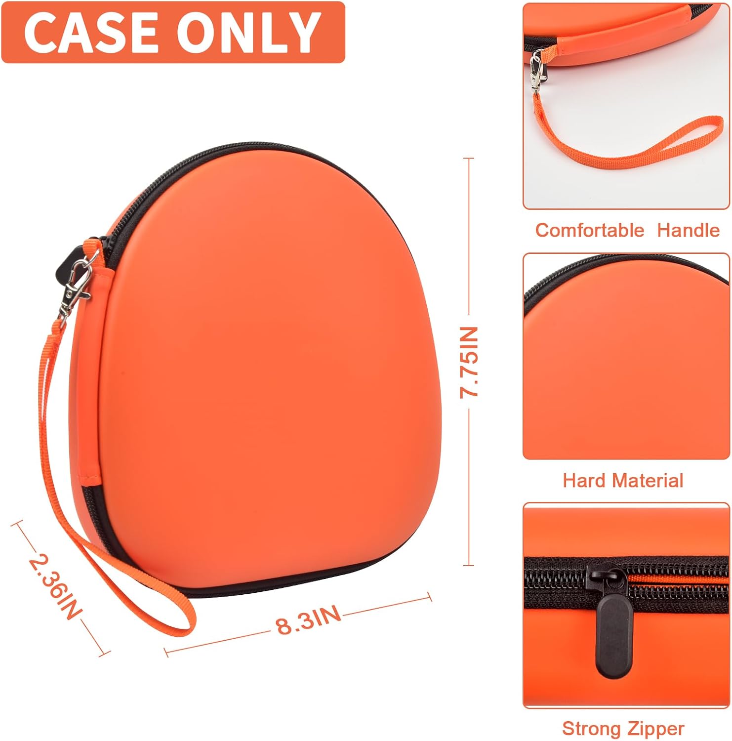 PAIYULE Headphone Case for Sony WH-CH720N 520, for JBL Tune 720BT, Orange image 4
