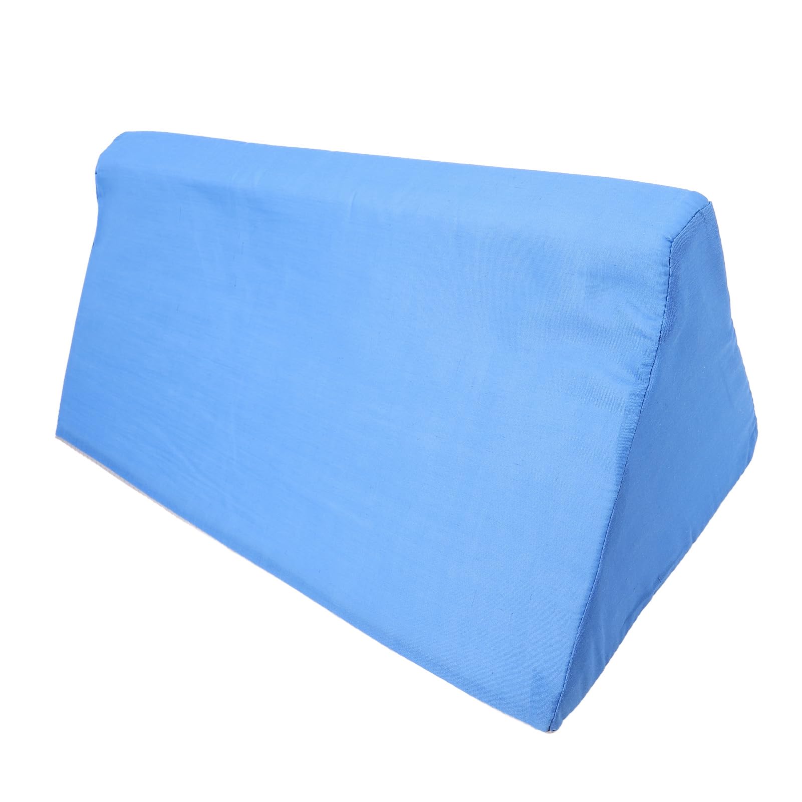 Sorandy Poduszka Klinowa w Kształcie Litery R, ​​ergonomiczna, Antypoślizgowa, Podwyższona Podpórka dla Osób śpiących na Boku, 60 X 25 X 20 Cm Niebieska, Idealna dla Obłożnie Chorych Pacjentów