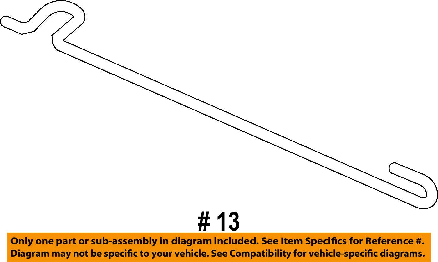 Genuine Honda 74872-T2A-A00 Left Trunk Open Spring