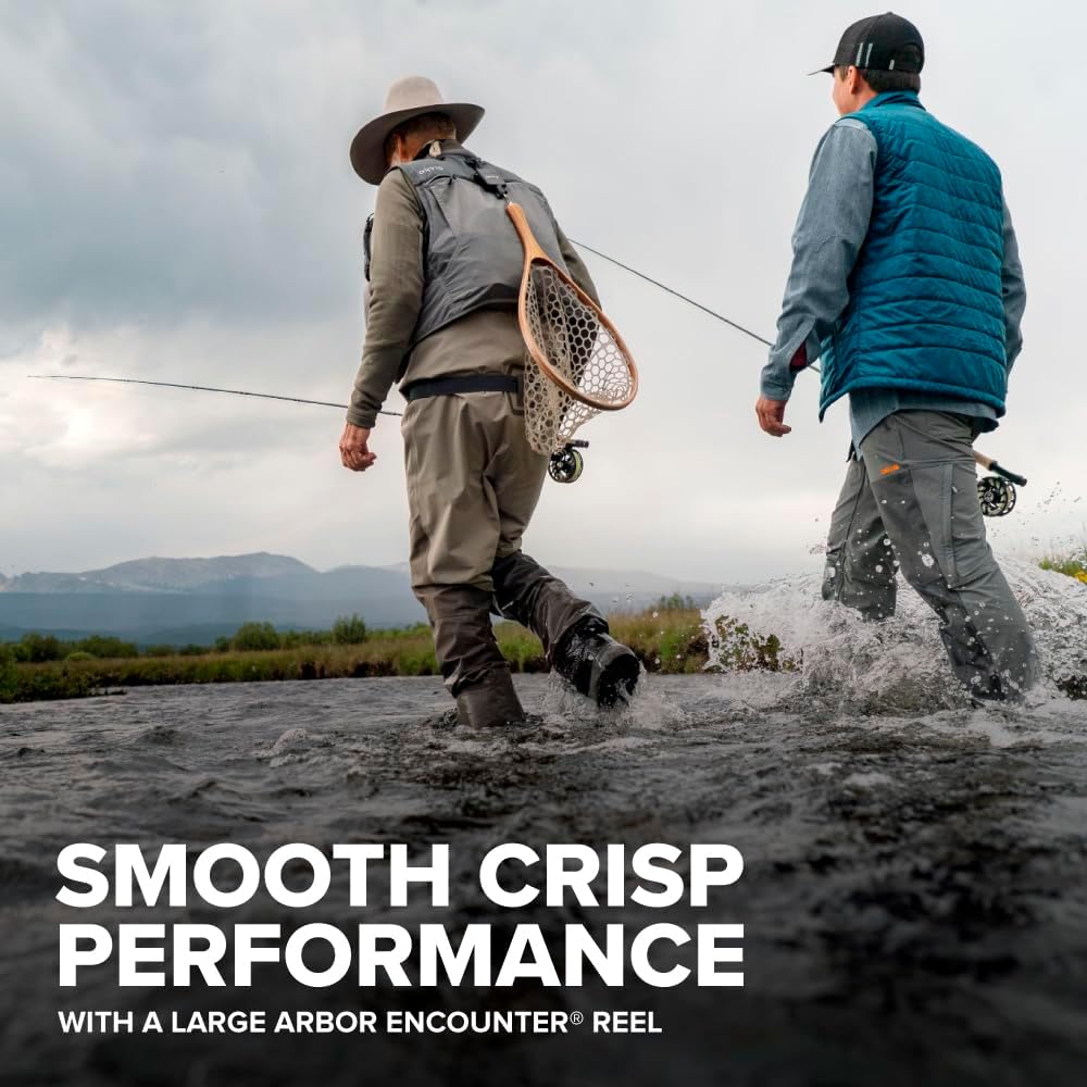 Orvis Encounter Outfit - Fishing Rod and Reel Combo - Versatile Outfit with Large Arbor Reel, Weight-Forward Floating Line, Backing, and Leader