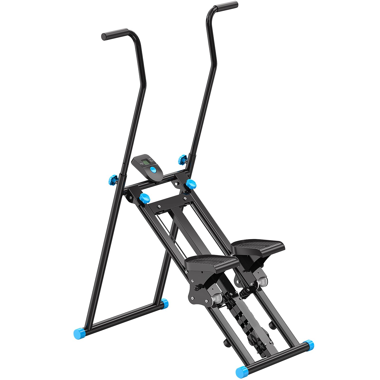 Stepper per esercizi in palestra a casa, Stair Master pieghevole, macchina per arrampicata verticale per allenamento completo del corpo con capacità di 300 libbre