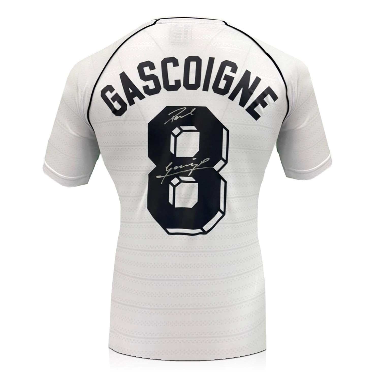 Exclusive Memorabilia Paul Gascoigne Signed Spurs 1991 FA Cup Semi-Final Football Shirt