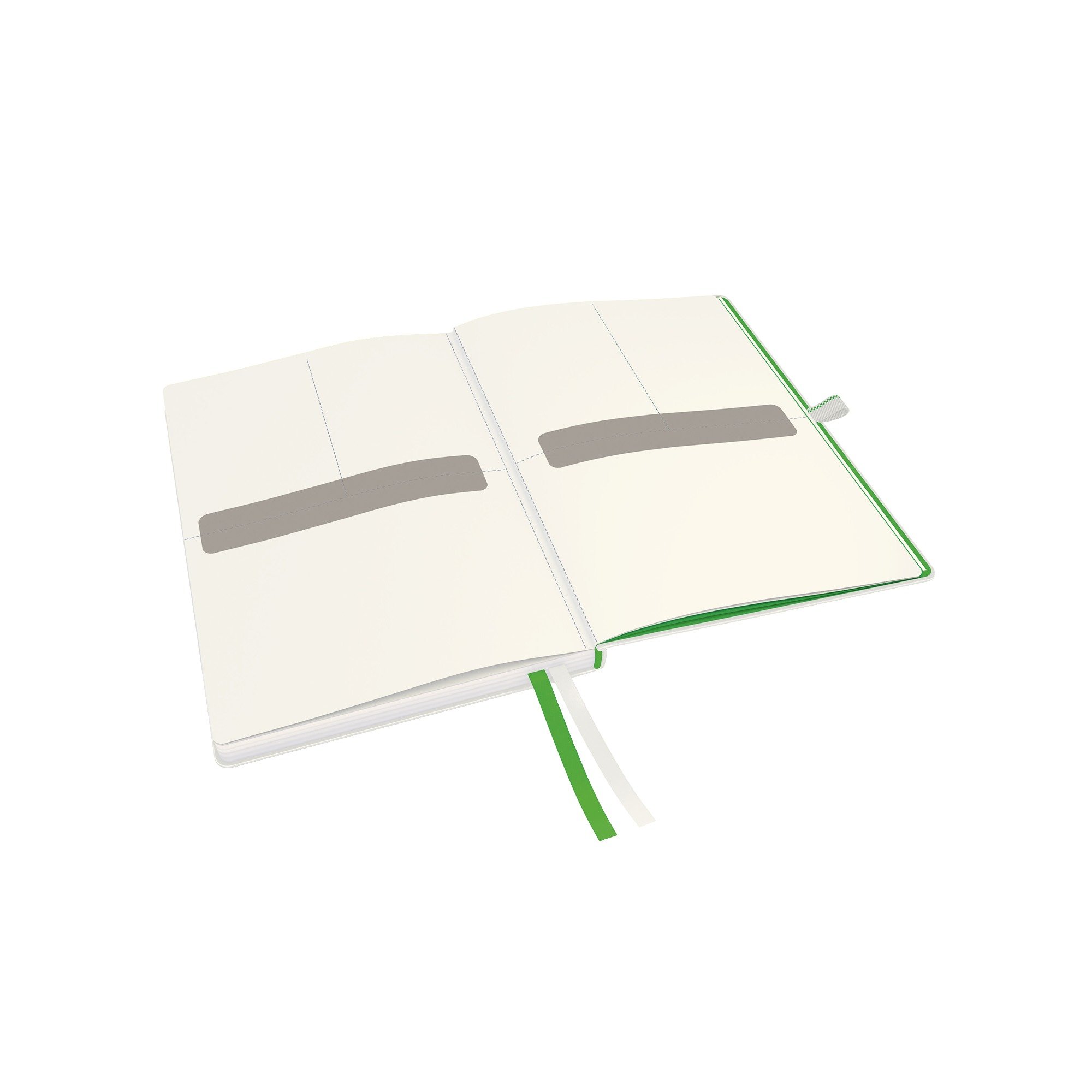 Leitz, Cahier couverture rigide A5, ligné, 160 pages 100g/m², Leitz Complete, Blanc, 44780001