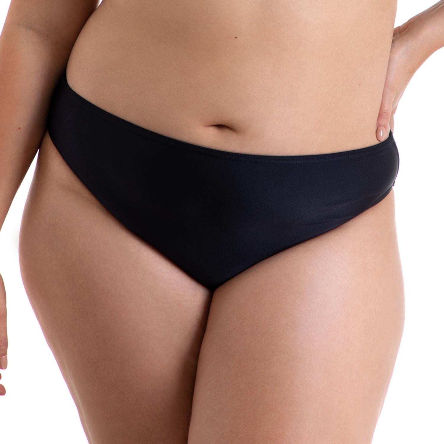 Aquarti Bragas de Bikini Mujer con Cintura Media – Braga Mujer Bikini Clásica en Colores Lisos