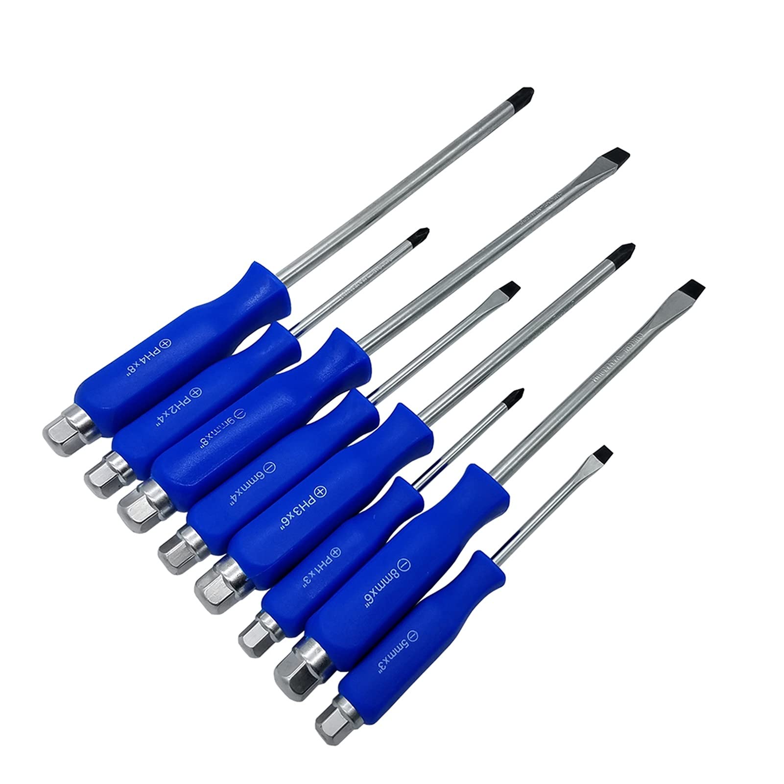 Set di cacciaviti a Martello da 8 Pezzi CRV con Punte magnetiche, Kit di Utensili manuali per cacciaviti