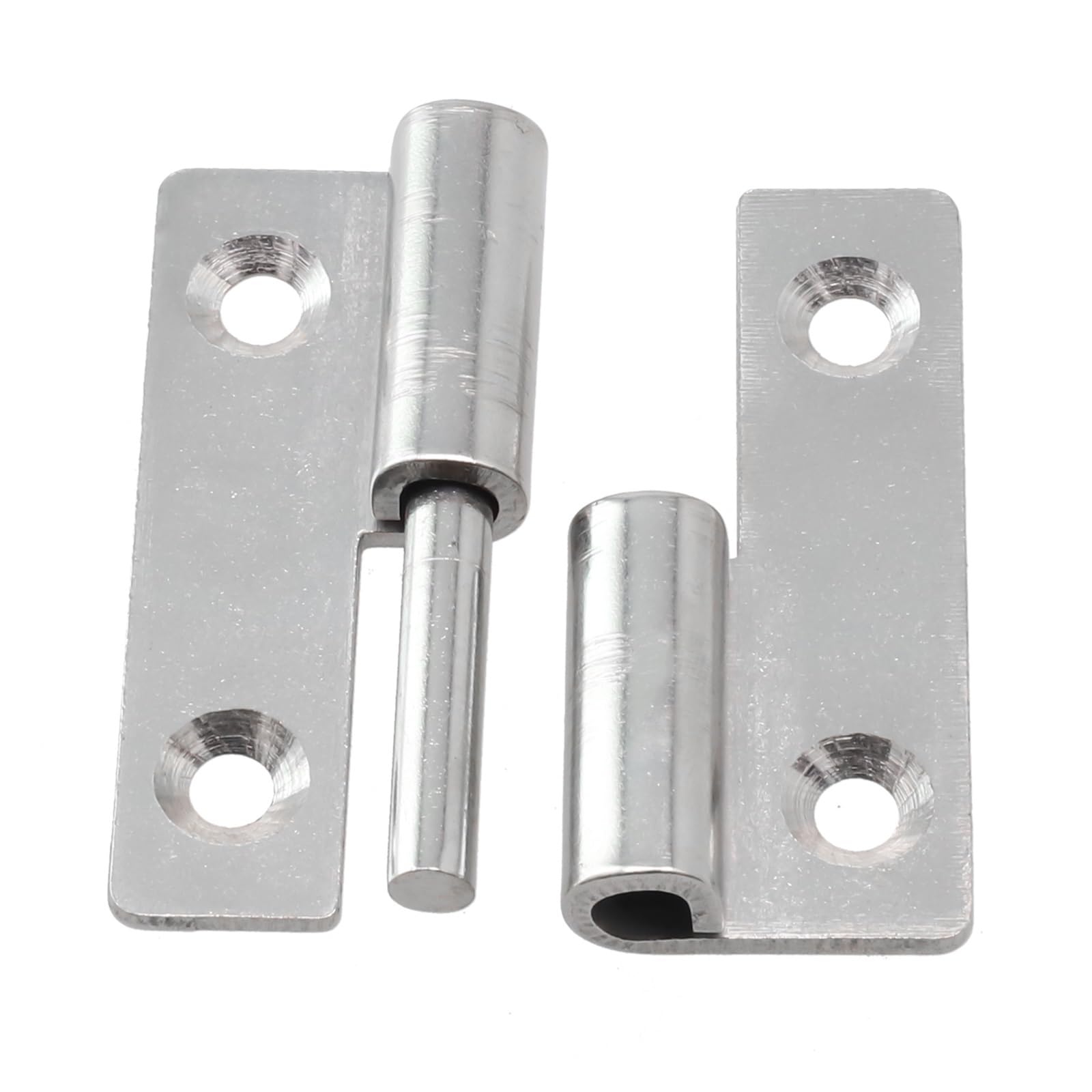 Ujzgbxqvshm One Color Folding Door Hinge,Stainless Steel Detachable 2/2.5/3/4Inch Flag Shape Slip Joint Removable Furniture Hardware(2 Inch Right)