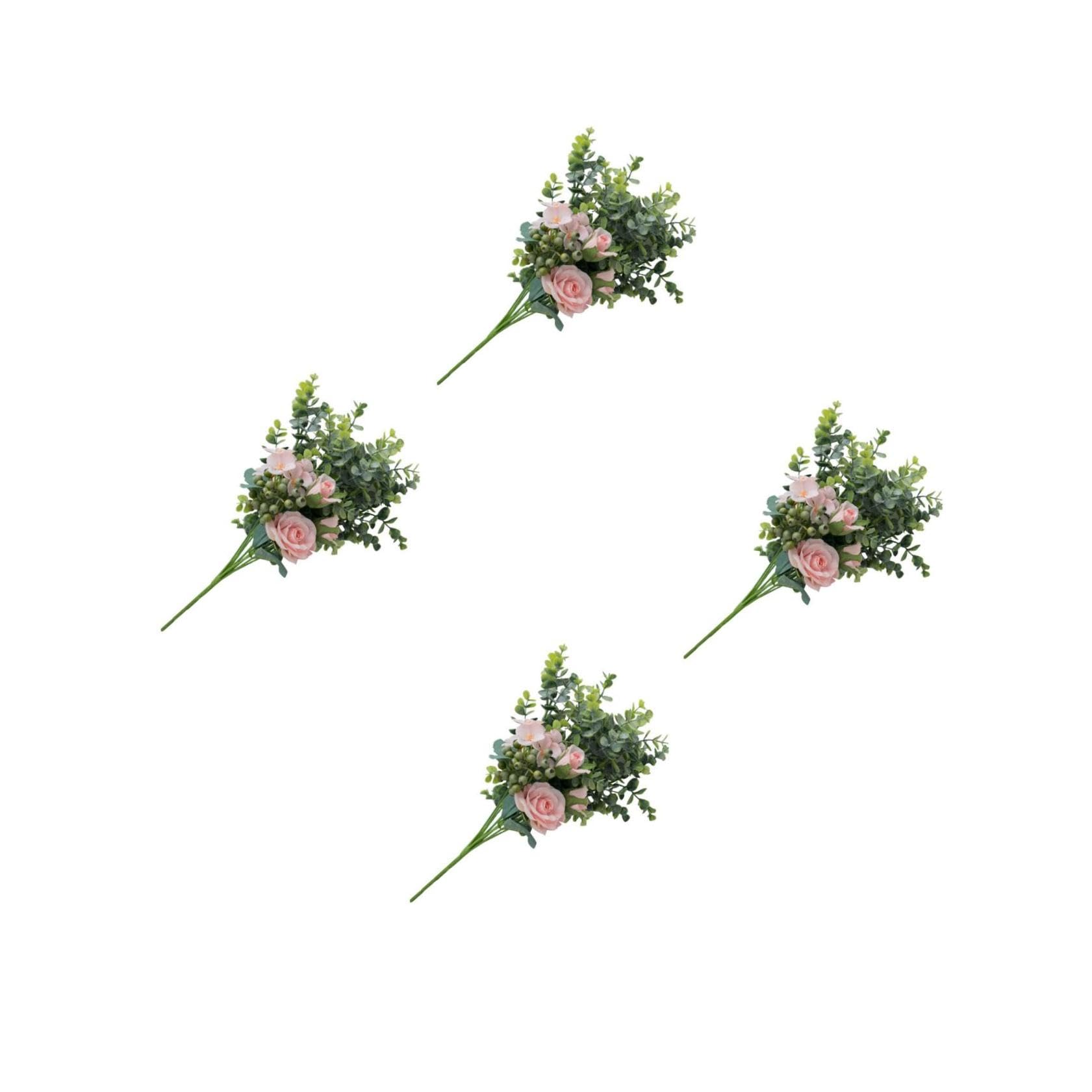 PRETYZOOM 4stücke Realistischer Kunstblumenstrauß Für Hochzeiten Und Wohnraumdekoration Lebensechte Deko Für Fotografie Und Festlichkeiten Pflegeleicht Und Langlebig