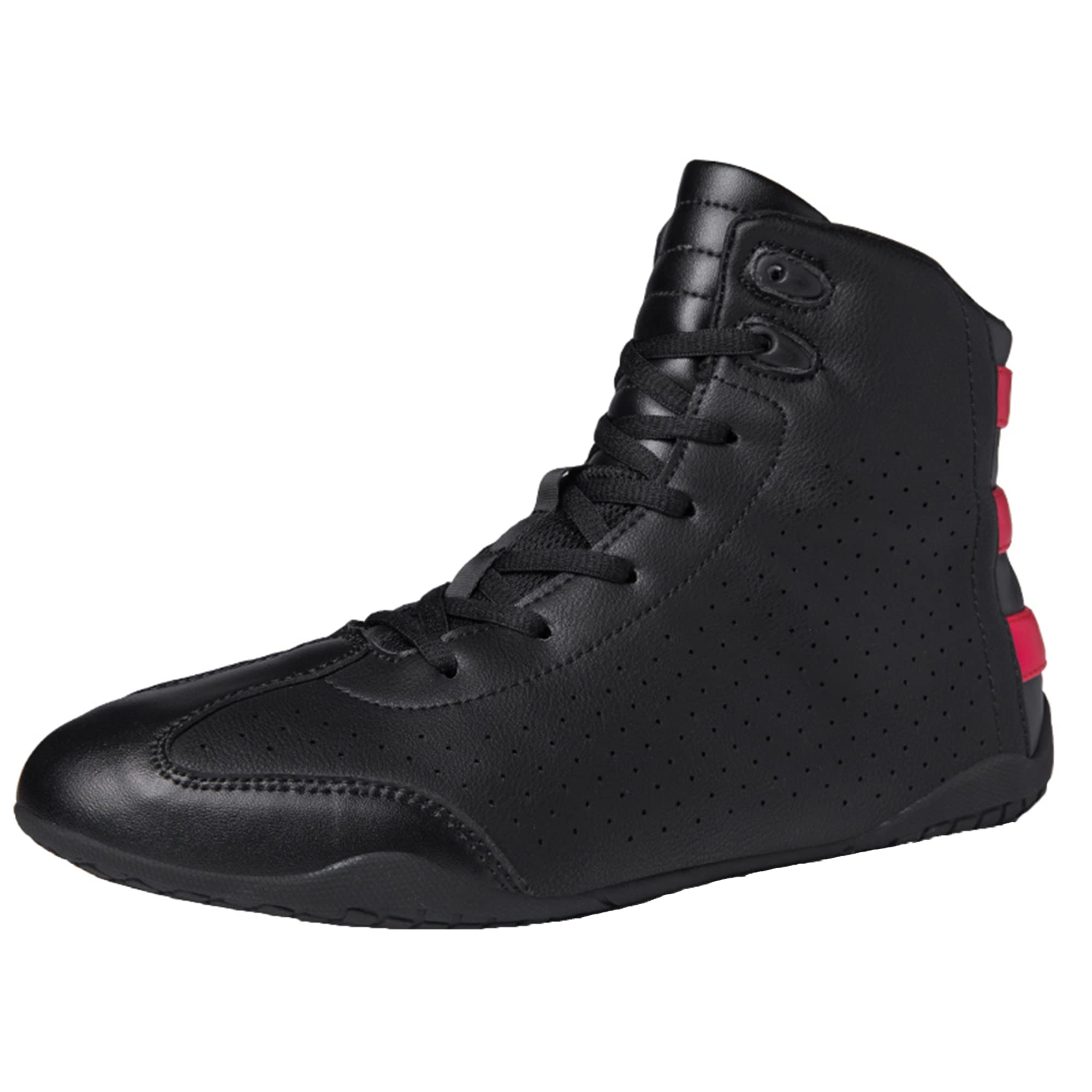Męskie Damskie Buty Bokserskie Indoor Fitness Fight Squat Buty miękkie dno oddychające Non-Slip,Black,37