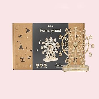 RIOさま パズル Amazon.com: Rolife 3D Wooden Puzzles for Adults DIY Book