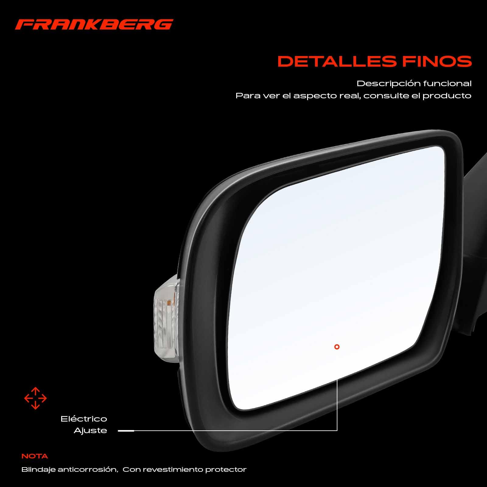 Frankberg Espejo exterior eléctrico izquierdo de 7 Polos 2001446
