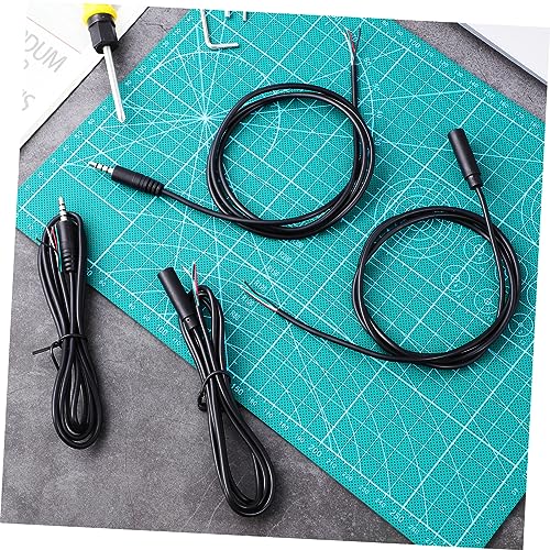 8 cables prolongadores de audio Jack 3.5mm para auriculares miniatura 6