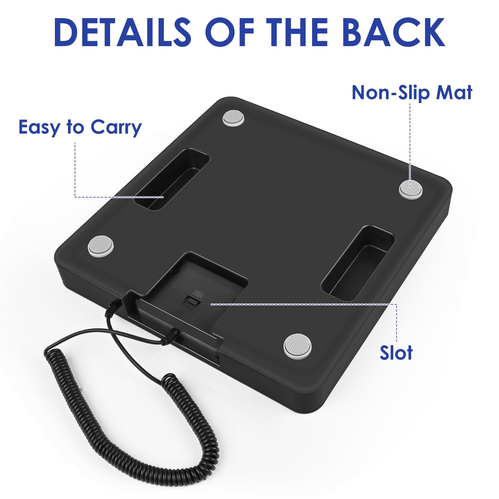 Báscula digital para paquetes, 40-200 kg, alta precisión, con función de retención y tara, para paquetes, equipaje, pantalla LCD externa