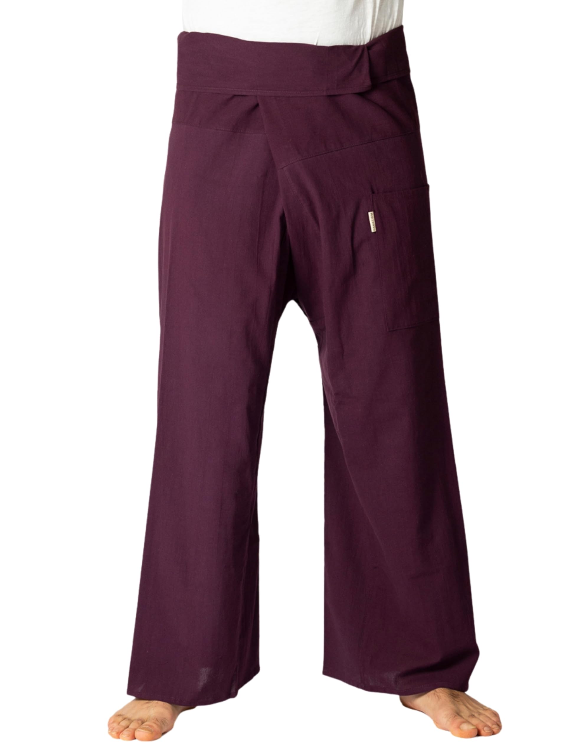 Panasiam Unisex Purple Fisherman Pants Unicolor, L