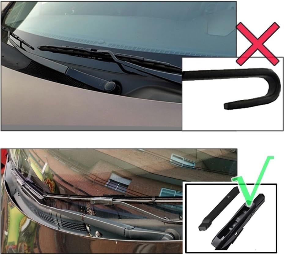 OEM Quality 3Pcs/set Front Rear Windscreen Wiper Blades Set For Renault Sandero 2019 2018 2017 2016 2015 22"19"11" Perfect fit for windshields