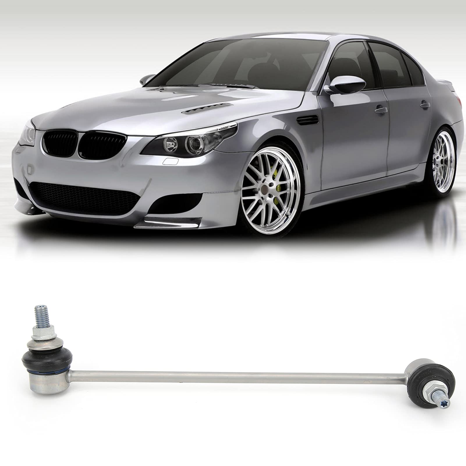 31306781547, Rugged Front Left Sway Bar End Link Durable Sway 