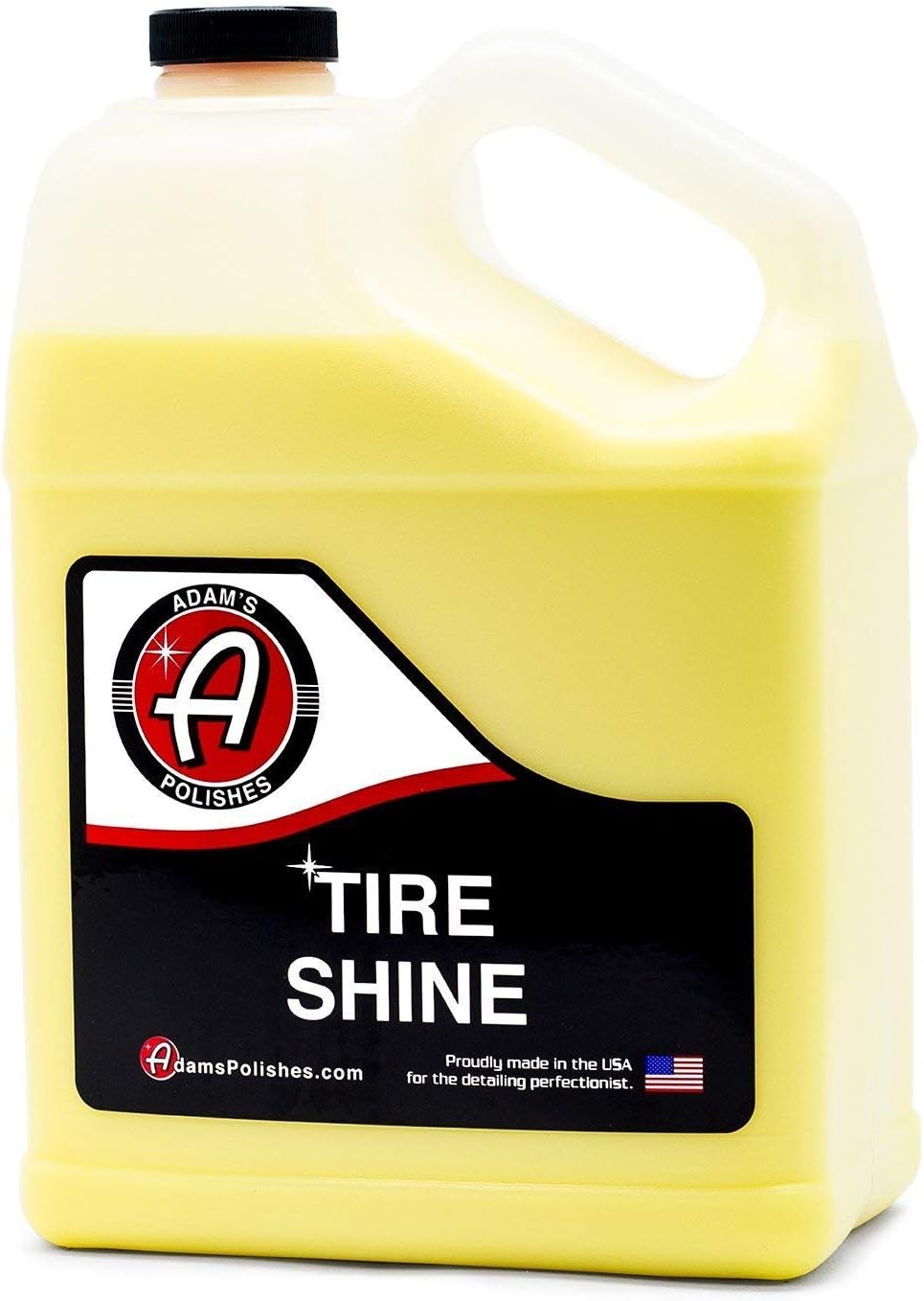 Adam's SiO2 Infused Tire Shine Gallon - Achieve a Lustrous, Dark, Long Lasting Shine - Non-Greasy and No Sling Formulation Infused With SiO2 For Increased a Longer, Durable Shine