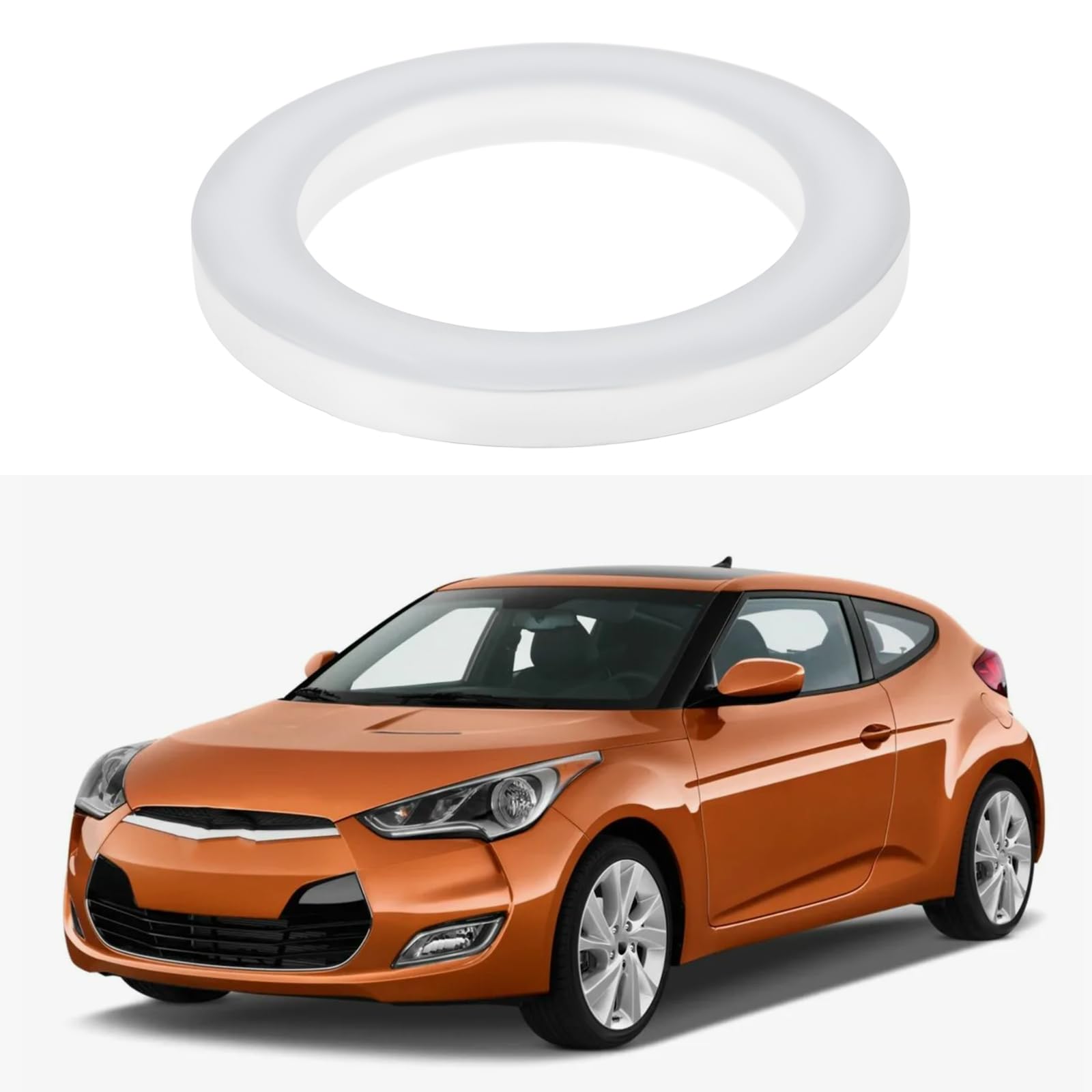 10 rondelle in alluminio per tappo di scarico dell'olio, 14 x 20 x 2 mm, compatibili con auto Hyundai a benzina e diesel