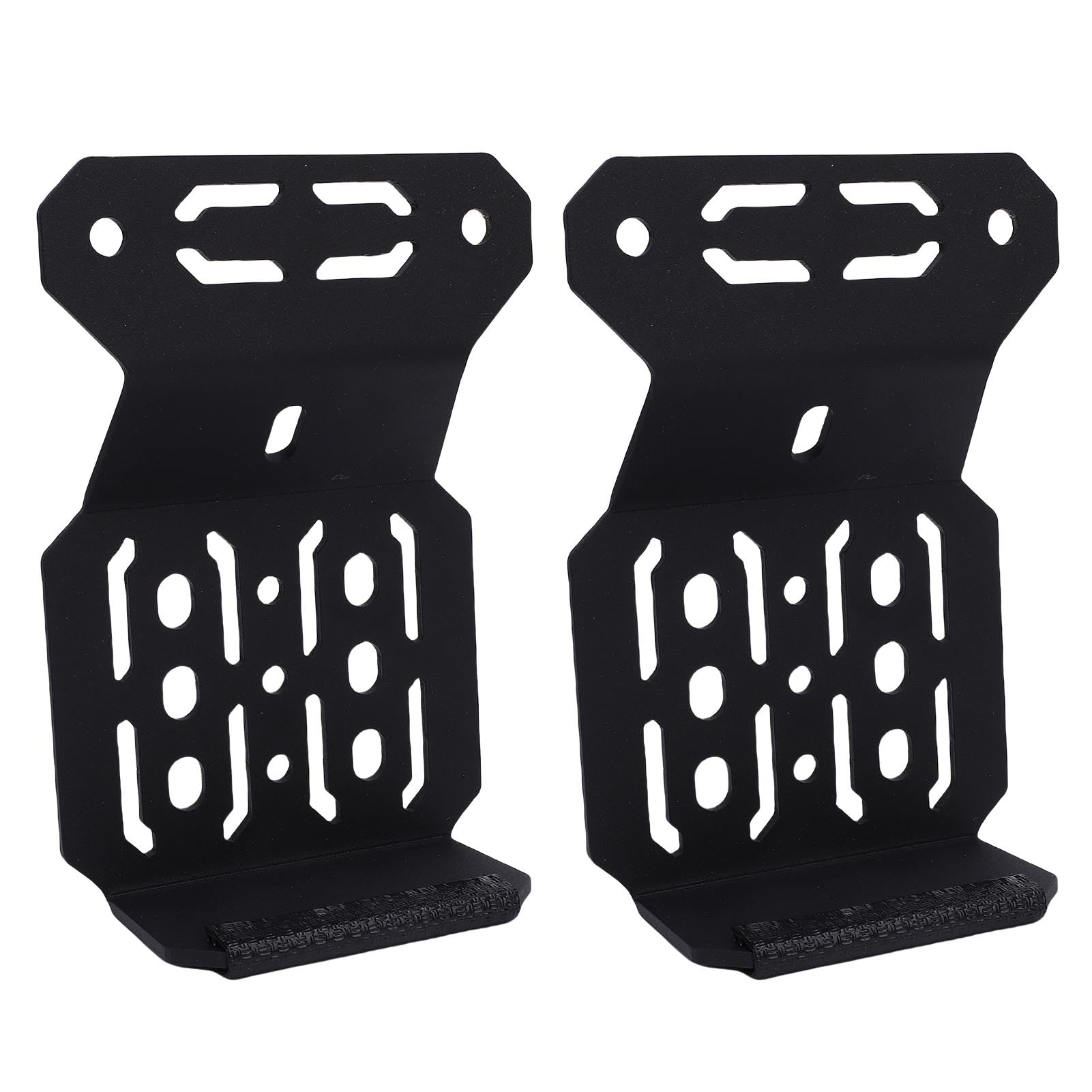 Generic Staffa di Montaggio per Sponda del Letto in Acciaio Resistente per, Tiene Saldamente le Pale, le Taniche di Carburante, gli Strumenti, Confezione da 2
