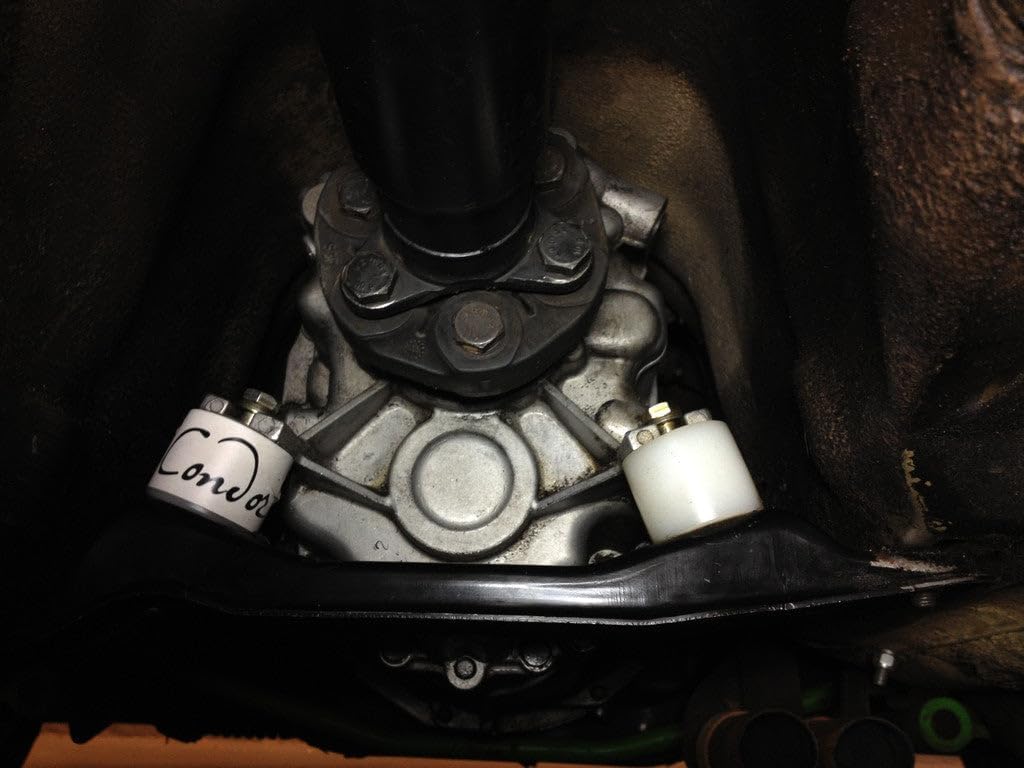 Compatible with E30, E36, E46, Z3, Z4 | Solid Transmission Mount Set | Made in USA | CNC UHMW | Race Use Only | No Flex | 2-Piece