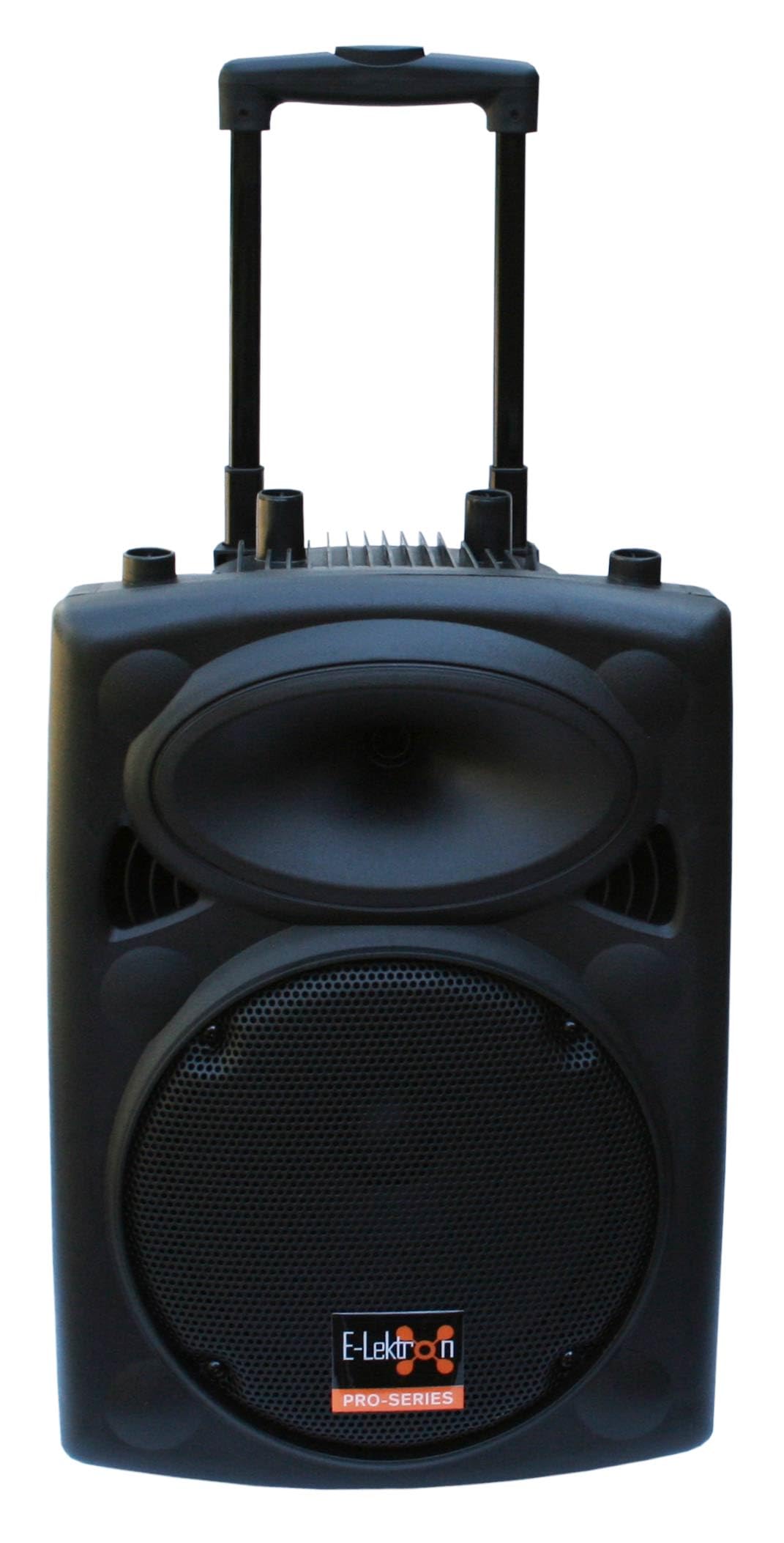 E-Lektron EL25-M MK-III Mobile PA Sound Anlage Partybox Bluetooth Lautsprecher Groß Akku-MP3-USB-SD FM-Radio inkl. 1 UHF Funkmikrofon und Fernbedienung Soundsystem - Mobile Musikbox