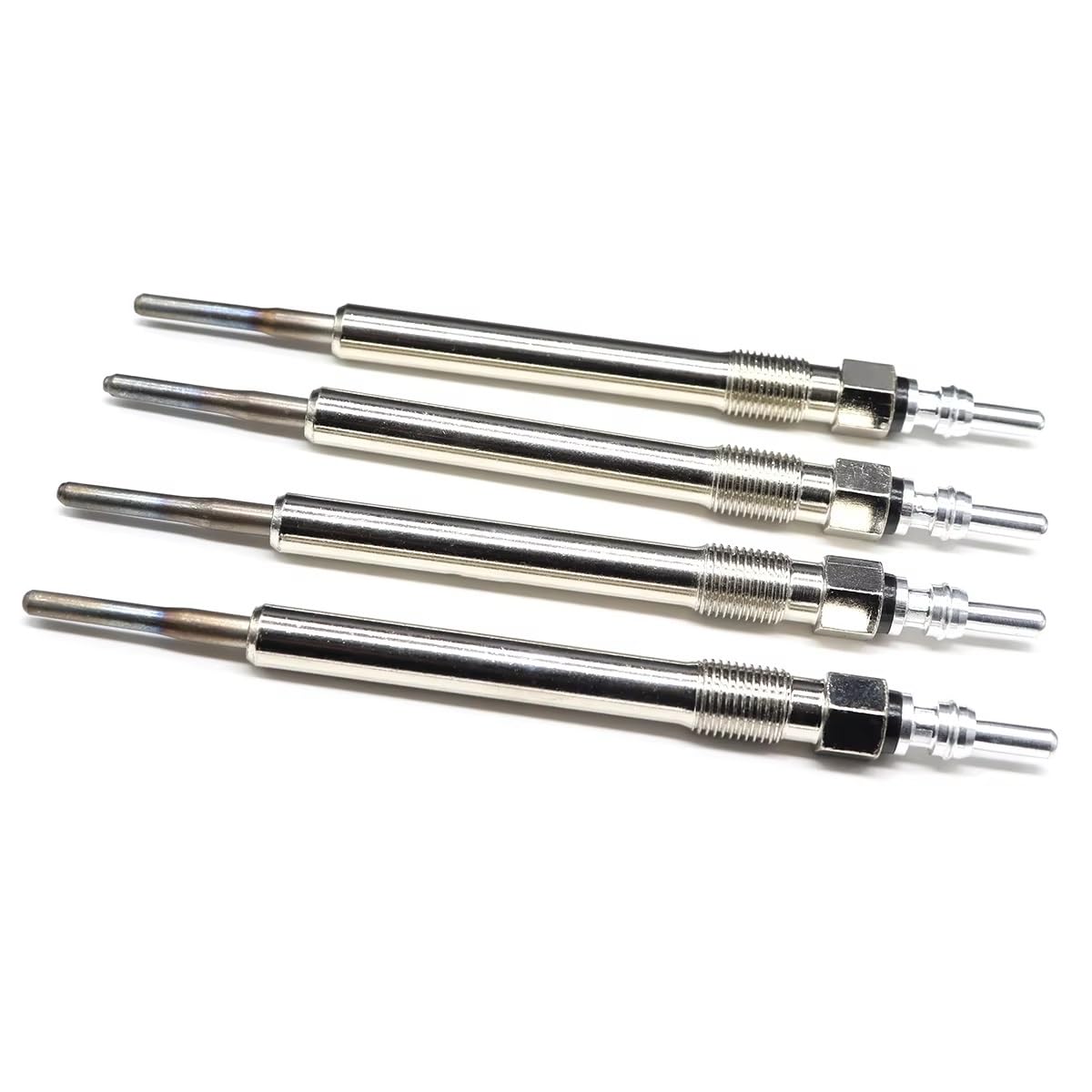Compatibile con Cayenne 92A 9PA 2009-2018 e Macan 95B 2014-2018, 4 candelette di preriscaldamento Diesel nichelate 4.4V 03L963319