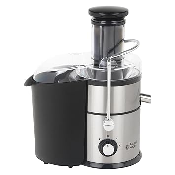 Russell Hobbs RJE1000 FA 1000-Watt Juice Extractor with LED (Black/Silver)