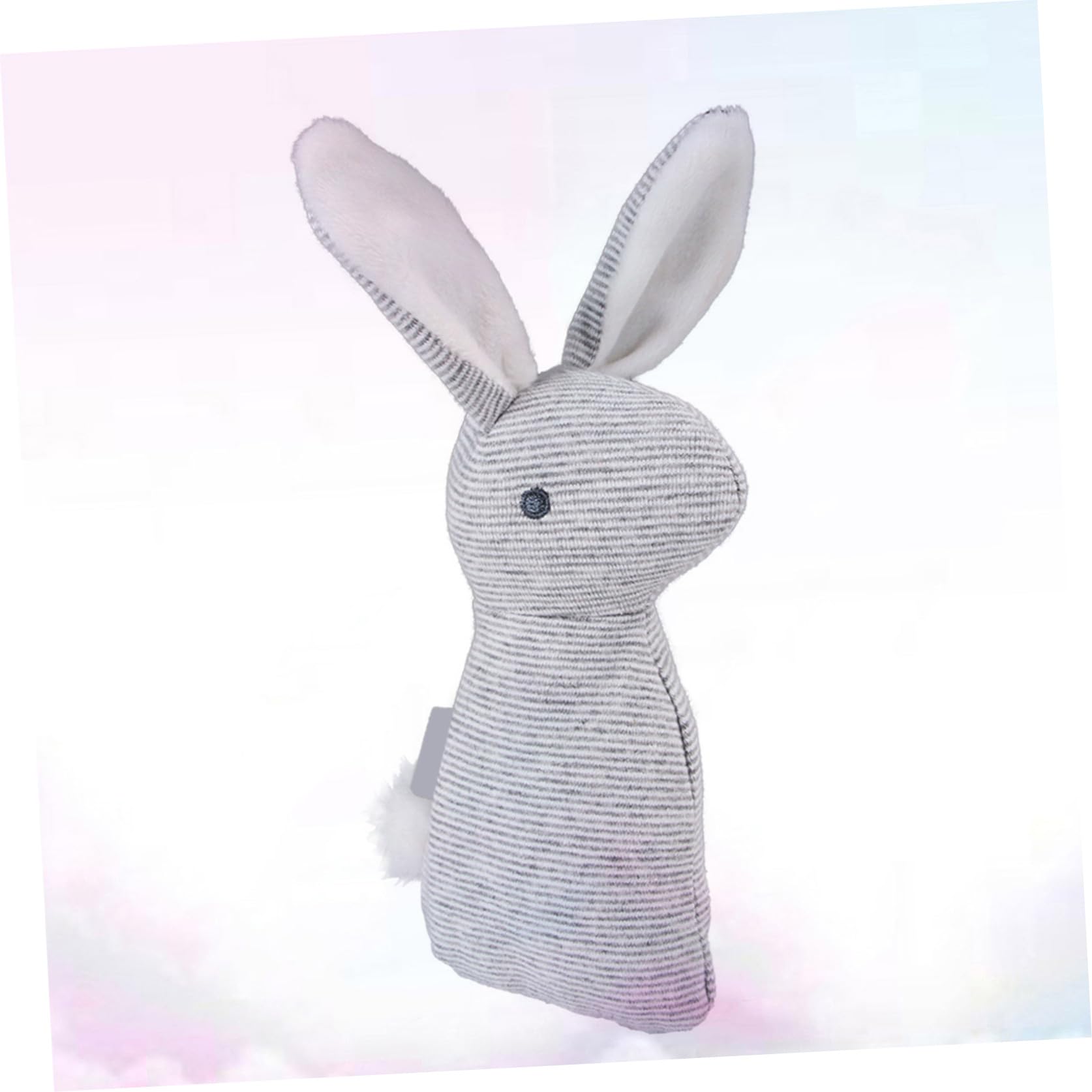 Mipcase Jouet Couineur Lapin pour Chien, Peluche Coton, Anti-Ennui | Saisir et Jouer, Réduit les Comportements Destructeurs, Jouet Sonore pour Animaux de Compagnie