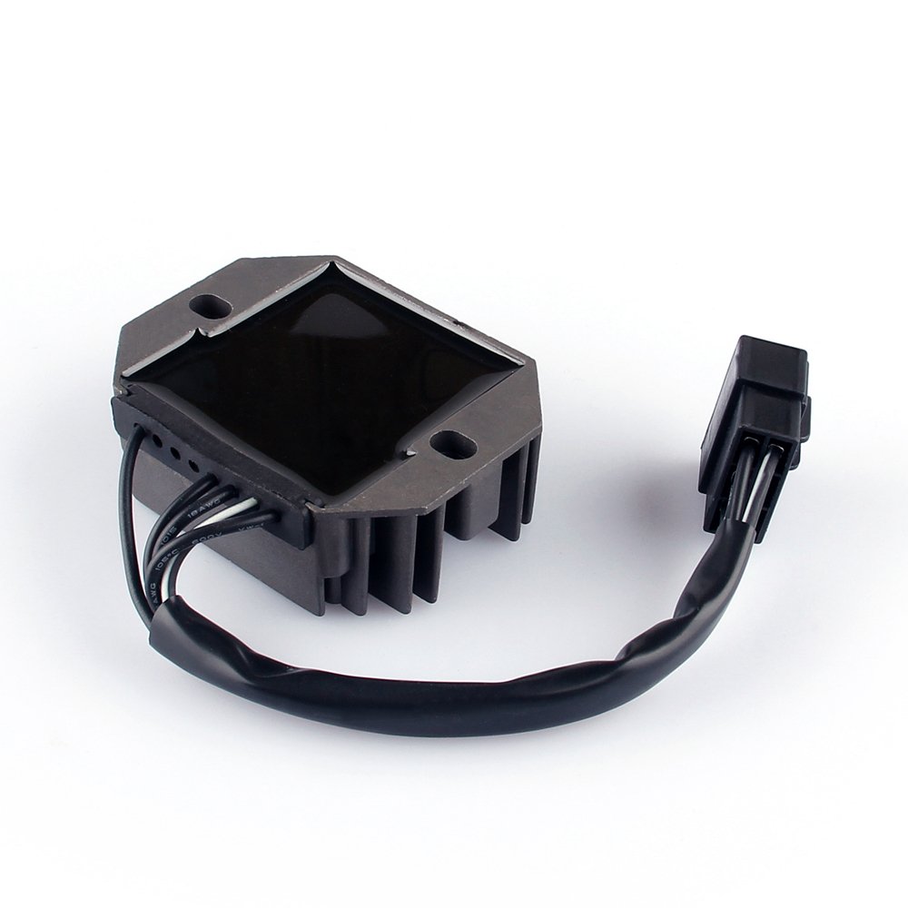 Topteng 12 V regolatore di Tensione raddrizzatore 4 Fili per Suzuki AN400 (Burgman 400/Skywave 400) 1999-2002, AN250 (Burgman 250/Skywave 250) 1998-2002