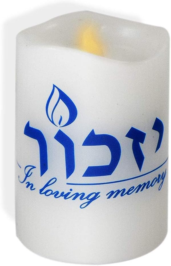 RITE LITE LED FLAMELESS YIZKOR Memorial Candle, 1 EA