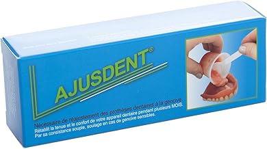 AJUSDENT Soft Dental Glue Free Dental Resin for 12 Months