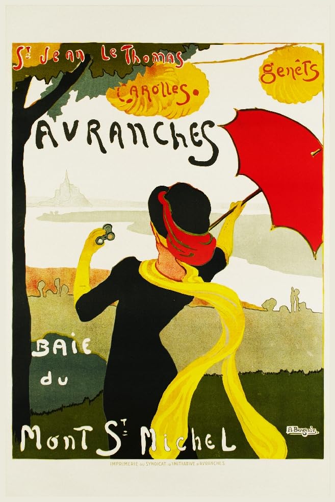 Affiche Vintage Avranches Mont St Michel : Sublimez vos murs vides