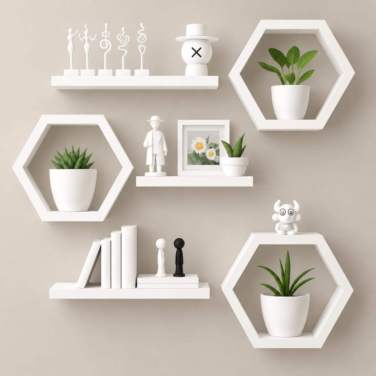 Wooden Floating Wall Shelf for Living Room, Bedroom & Home Decor | Wall Mounted, Storage Shelf-picture-26