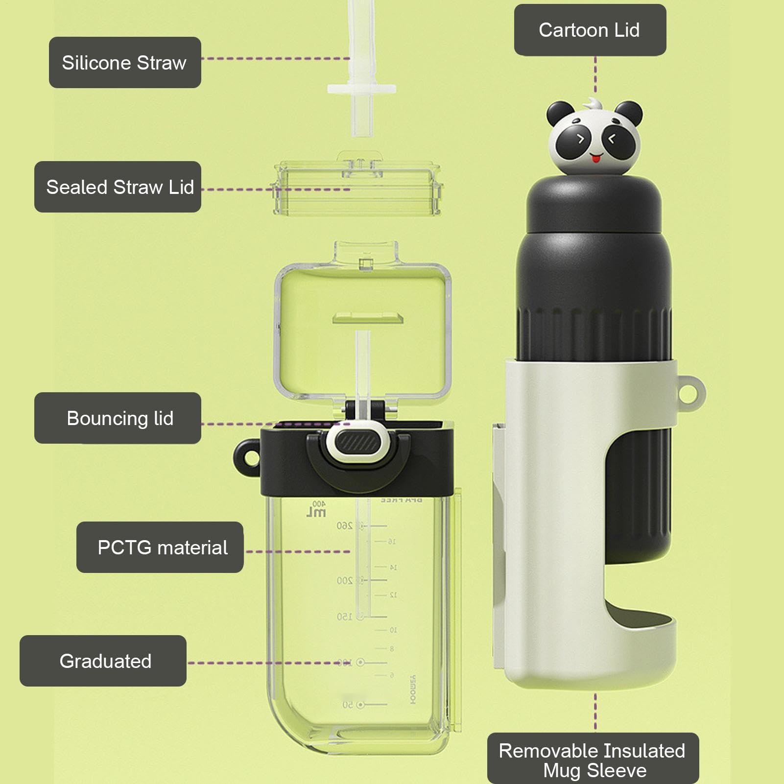 botella de agua para niños |. Nuestra botella a prueba de fugas y