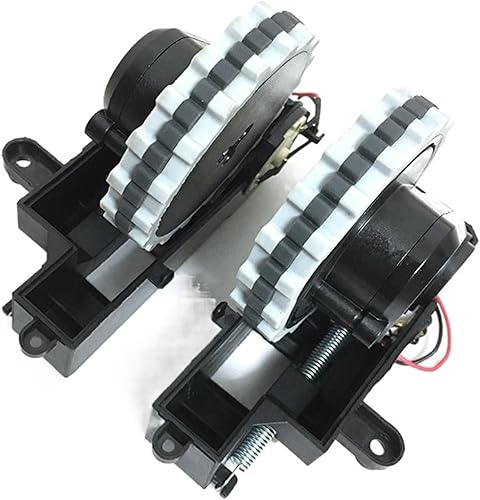 Ruedas robóticas para aspiradora, compatibles con Midea M7 I10, compatible con Midea M7max M7pro piezas de repuesto (color  rueda izquierda)