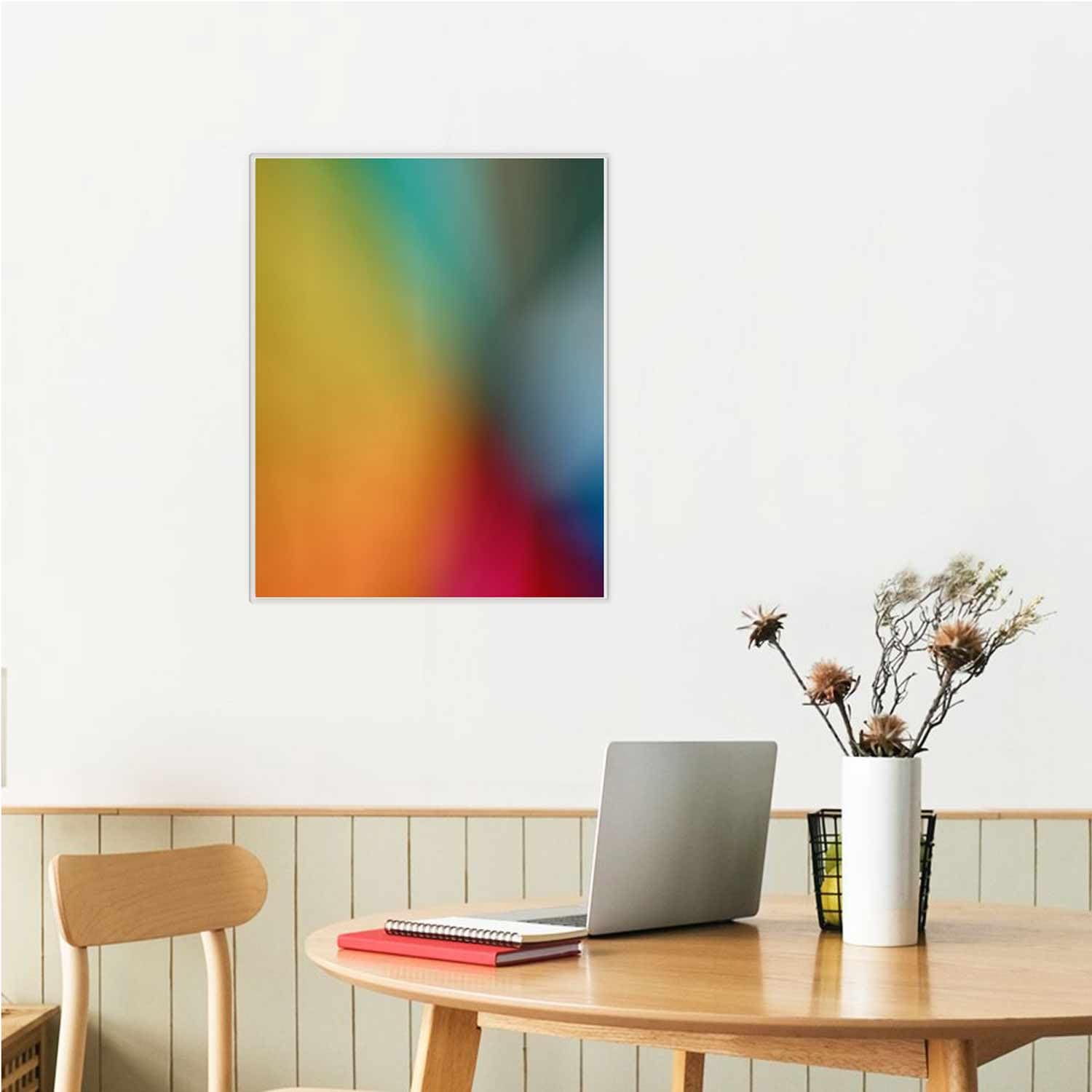 カラフルな木製アートパネル 2点セット カラフルな木製アートパネル 2点セット