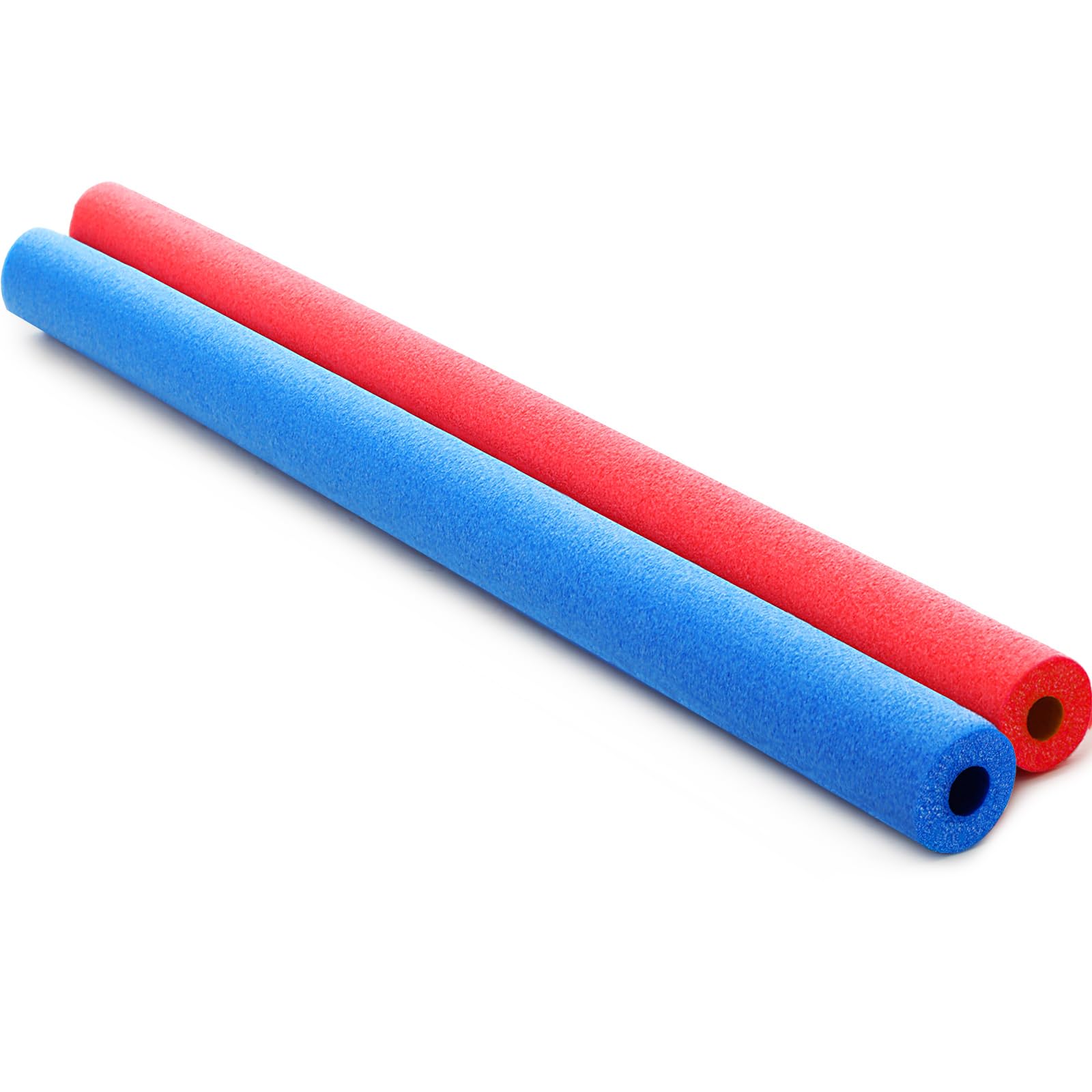 Photo 1 of ***SIZES WRONG***
Hollowfly 2 Pcs Pool Noodles Floating 1.6 x 40 Inches Small Pool Noodles Foam Tube Hollow Floating Training Device Swimming Craft Projects Padding Bumper(Blue and Red)