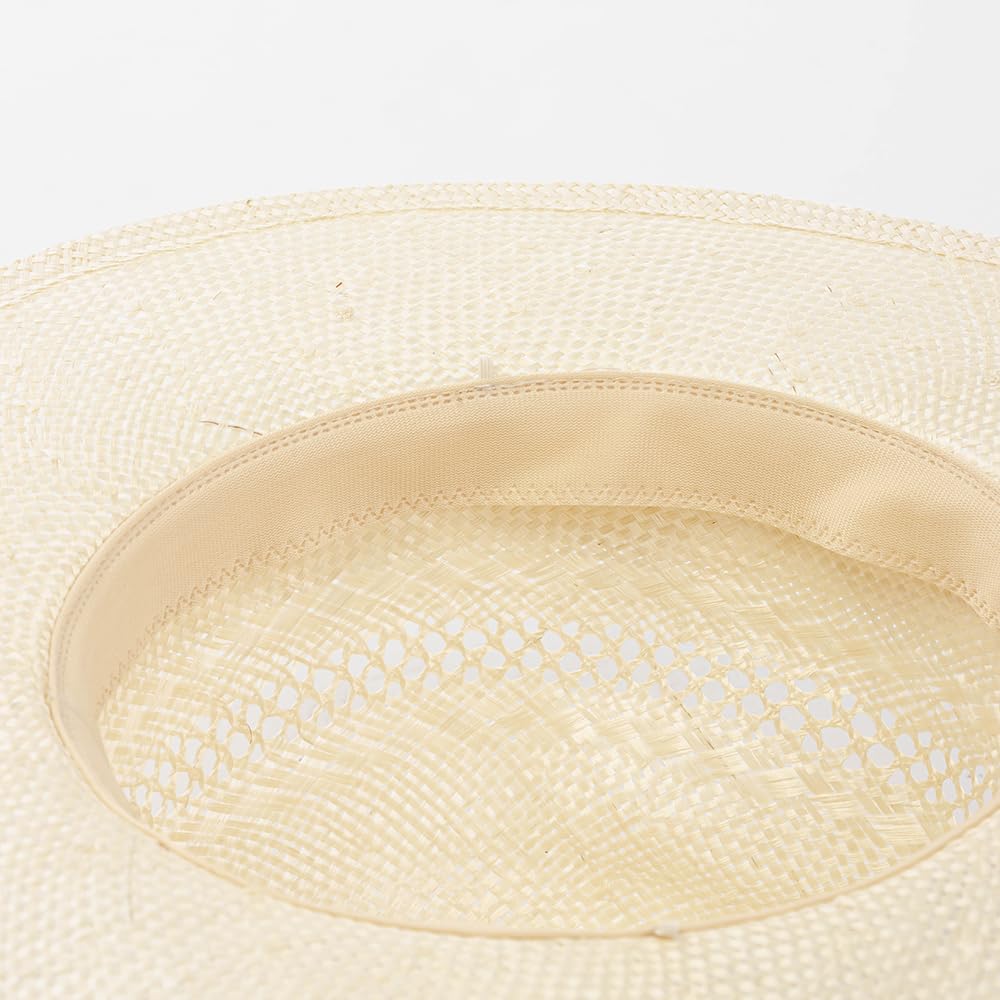 Generico Cappello da Sole Pieghevole in sisal da Donna - Tesa Larga Intrecciata a Mano per Protezione UV e Viaggi