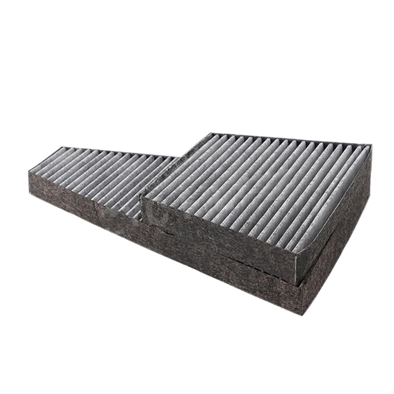 Filtr powietrza samochodu 2 szt. akcesoriów zamiennych do filtrów klimatyzacji samochodowej, pasujących do Volkswagena Phaetona i Bentleya 3D0898644 Filtr zamienny