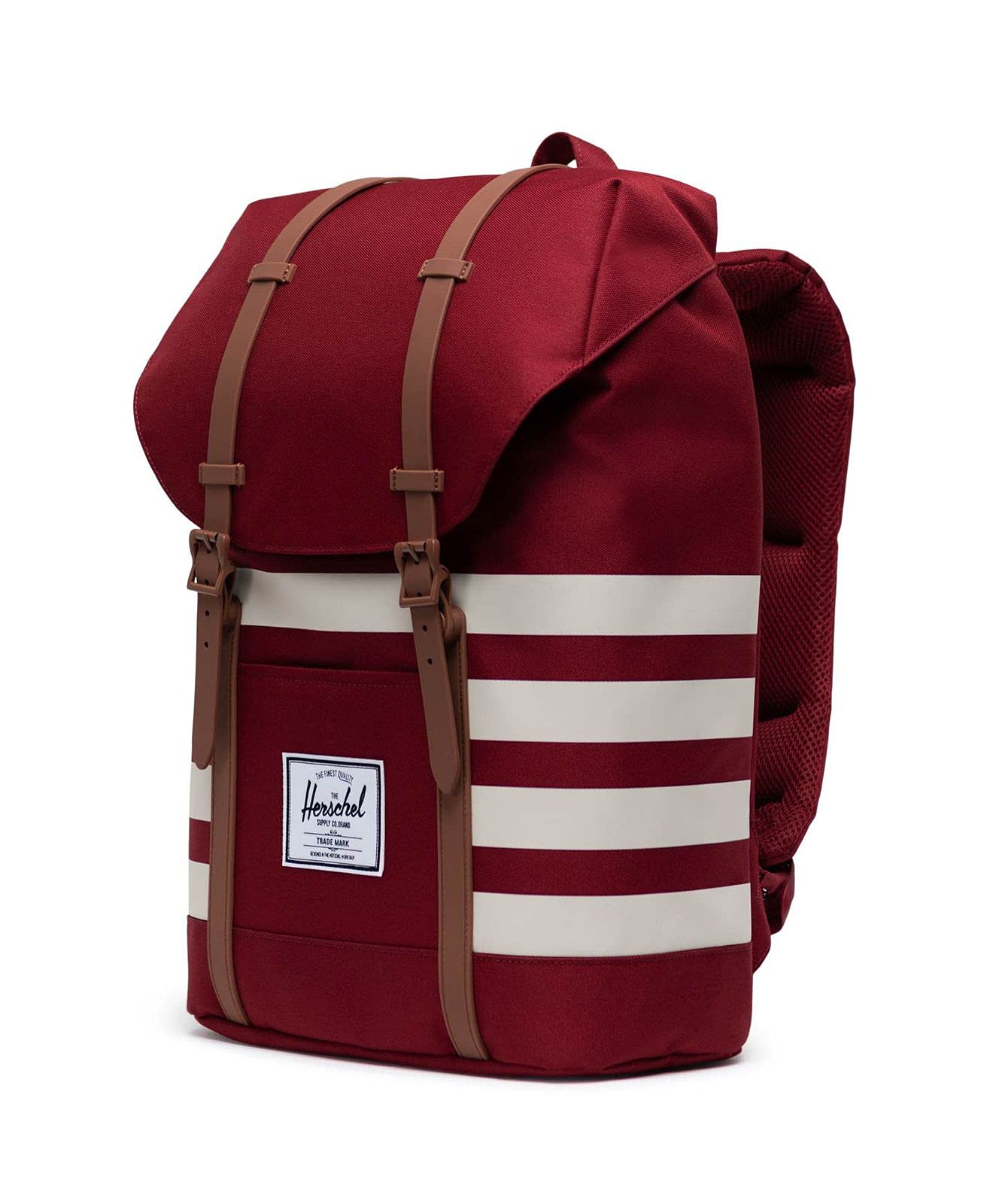 Herschel Supply Co. Retreat Rhubarb/Birch Stripe One Size Retreat Backpack 23L | Herschel Supply Co main image 3