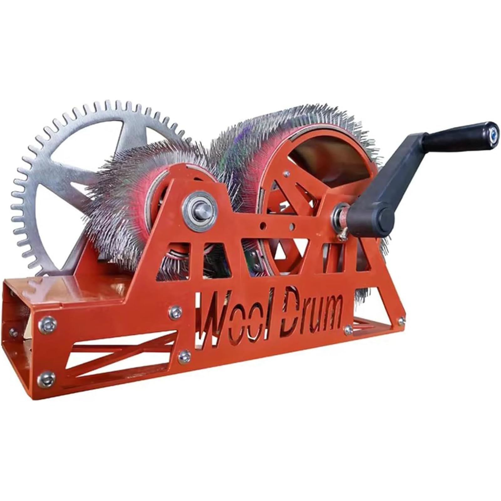KEhtu Wool Carding Machine, Manual Wool Felt Carder, Fast Color Mixing, Combing, Spinning, for Carding Wool Fibers and Making Felt Projects, Handicraft Enthusiasts