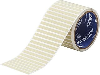 Brady THT-11-724-10 Thermal Transfer Printer Label, Amber