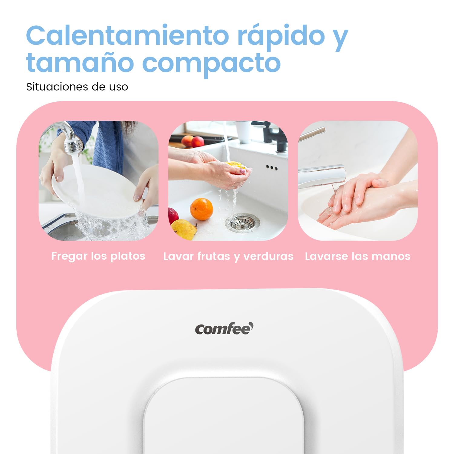 COMFEE ' D15-20VEU(W)-FR Calentador de agua eléctrico 15 Debajo del fregadero, con depósito de agua - Ligero, compacto y fácil de instalar - ideal para una familia pequeña [Clase energética B] — view 2
