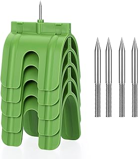 Sumnacon 5 Pcs Outlet Marker for Drywall Installation Drywall Marking Tool for Electrical Outlets, Electric Wire Protection Made, Green (Green)