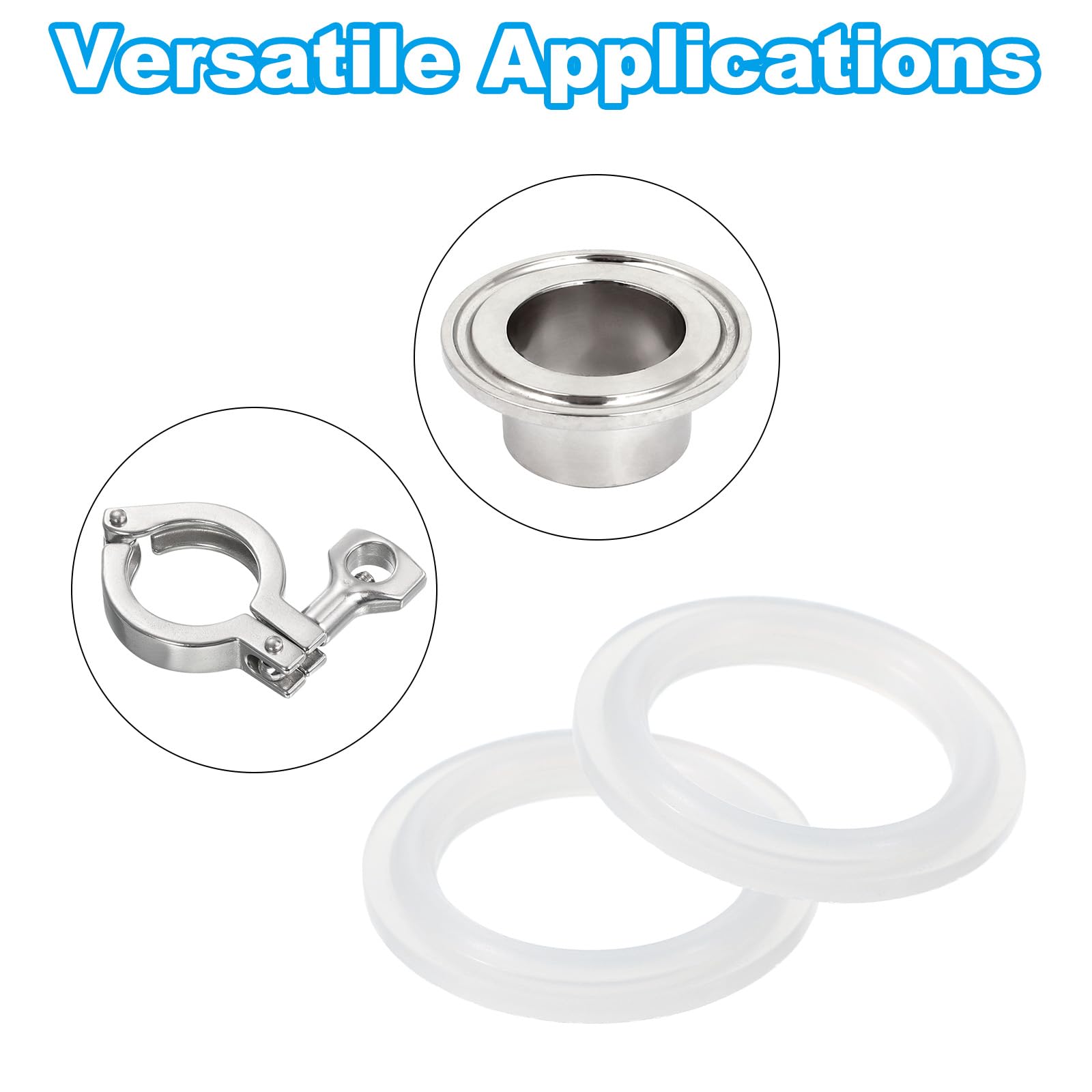 PATIKIL 10pcs Tri Clamps Gasket - Image 4