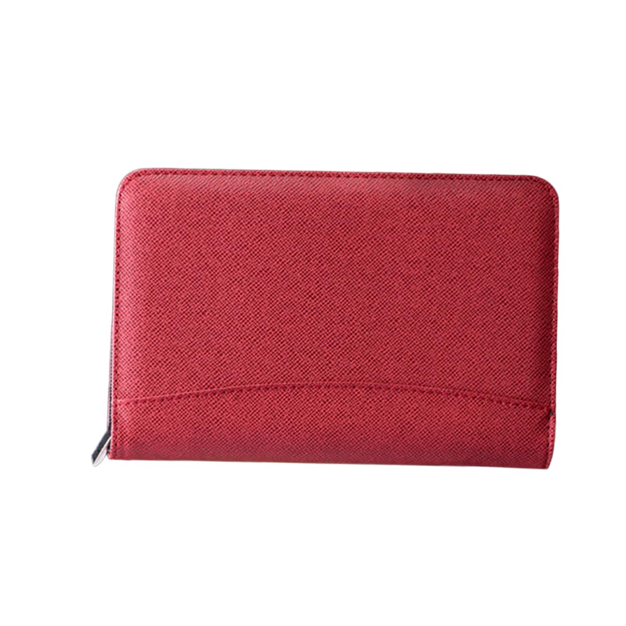 TEHAUX Cuadernos De Negocios Notebook Cuaderno De Cuero Sintético Cuaderno De Negocios Bloc De Notas Con Cremallera Organizador De Cuaderno Diario Bolsa De Viaje Con Cremallera