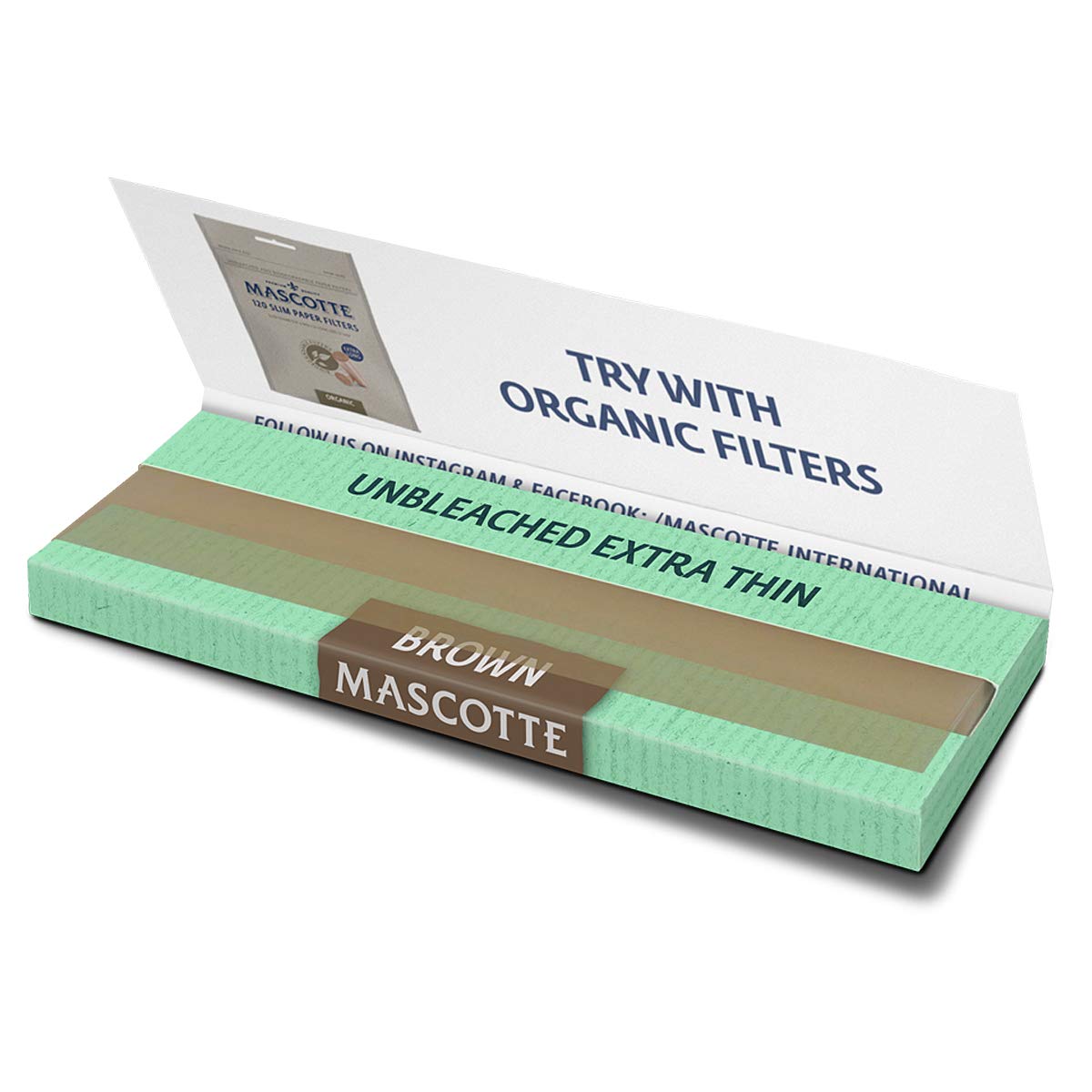 Amazon.com: MASCOTTE 7-65001-70 Brown Single Hand Rolled Tobacco Unbleached  Paper 50 Sheets Set of 5 : Health & Household