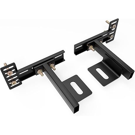 Adjustable Bedside Headboard Brackets Set for Headboards with Extension Kit