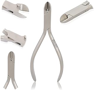 MUSAMED Dental Orthodontic TC Hard Wire Cutter, Durable Dental Cutter Plier for Cutting Dental Plier Pin Tungsten Carbide Inserts German Grade Stainless Steel MM-305-20