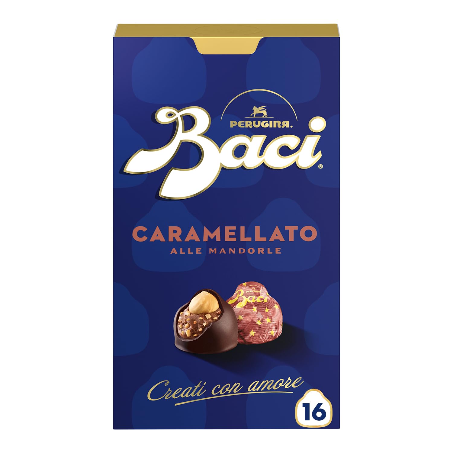 BACI PERUGINA Caramellato alle Mandorle Cioccolatini Fondenti 200g