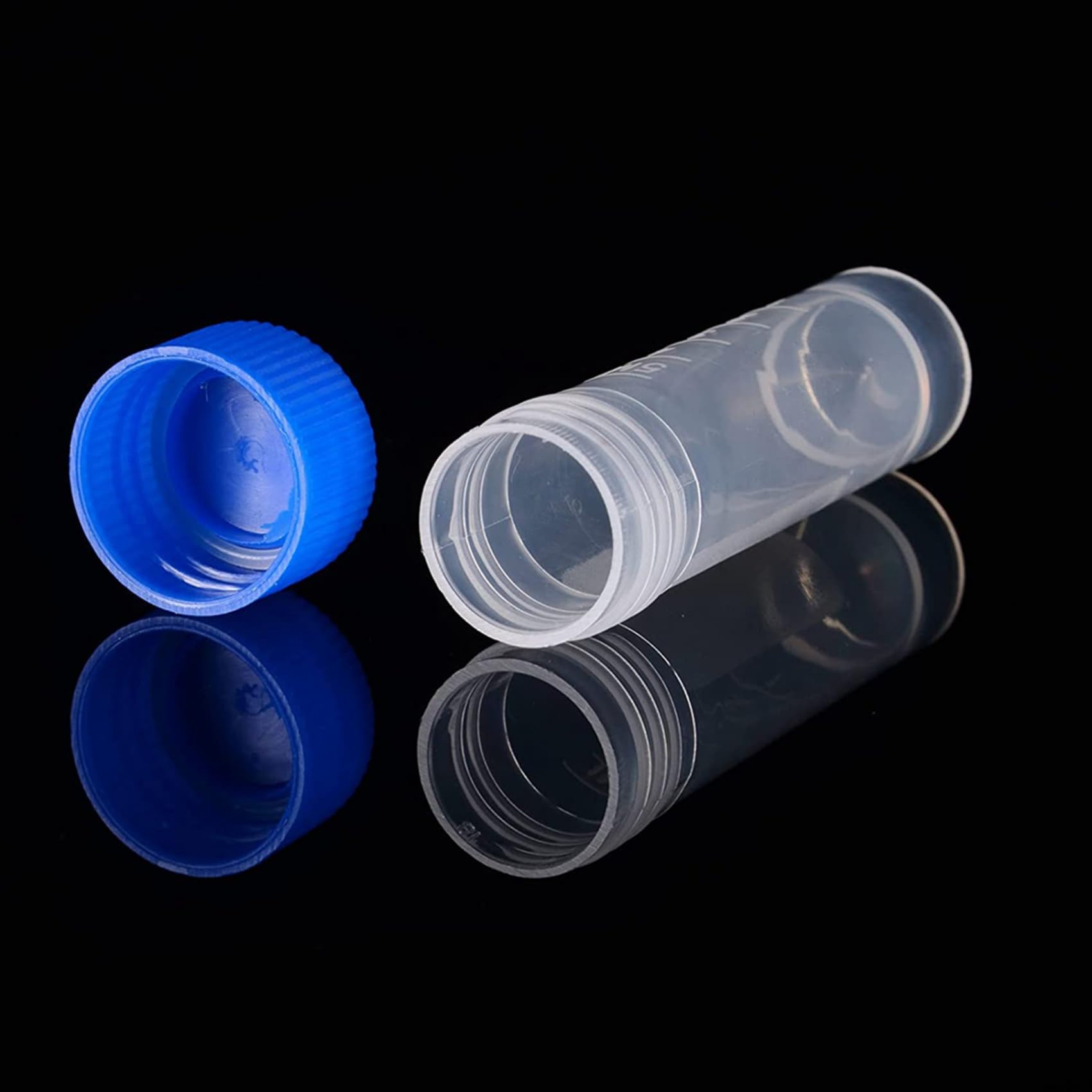 600 STK. 5 Ml PlastikbehäLter mit Graduierten FläSchchen, ReagenzgläSer mit Schraubverschluss
